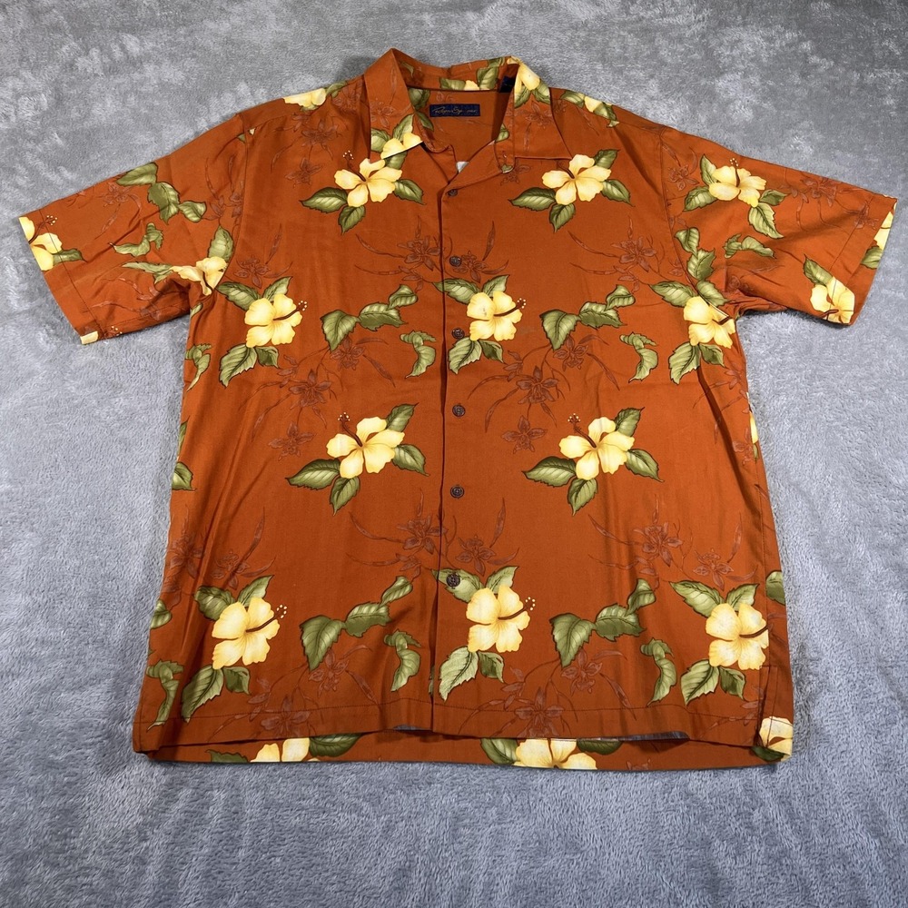 Floral Orange Men's Shirt
